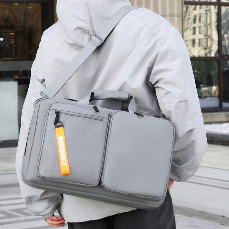 Premium multifunctional backpack with USB port and padded laptop compartment for business and travel