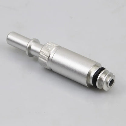 Silver metal transmission refuelling joint for manual gearbox fluid maintenance weighing 500g