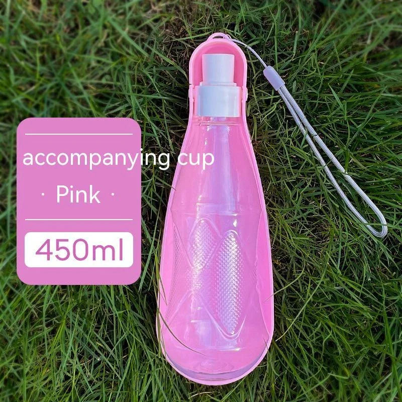 Portable Folding Dog Water Bottle with Large Capacity, Durable and Spill-Proof Design for Hydrating Your Canine Companion on the Go