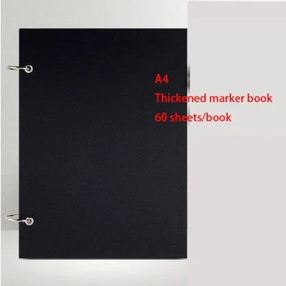 Sketchbook Freehand Sketchbook with open marker paper in various sizes and colours