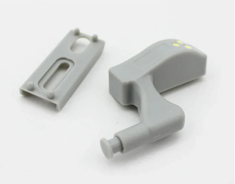 Automatic LED sensor cabinet light with grey PVC cover and cold white illumination