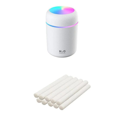 Mini USB Desktop Humidifier with Soothing Mist, Color-Changing Lights, and Quiet Operation