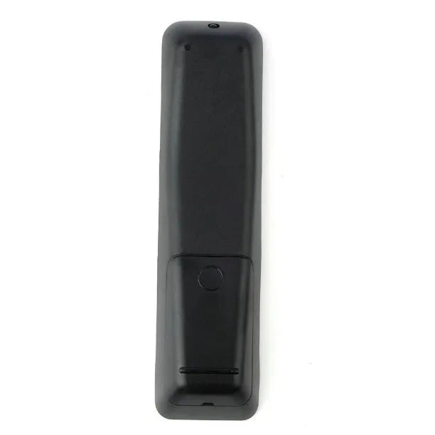 Black plastic universal remote control for Philips Blu-ray disc player, 18.5cm long