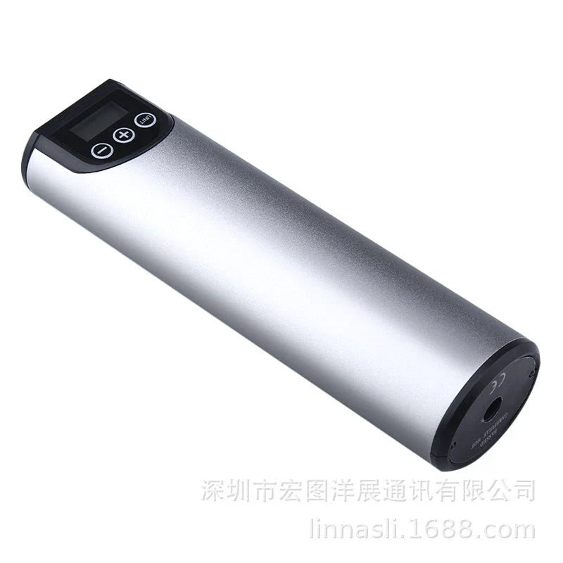 Handheld multi-functional intelligent vehicle tire inflator with LCD screen