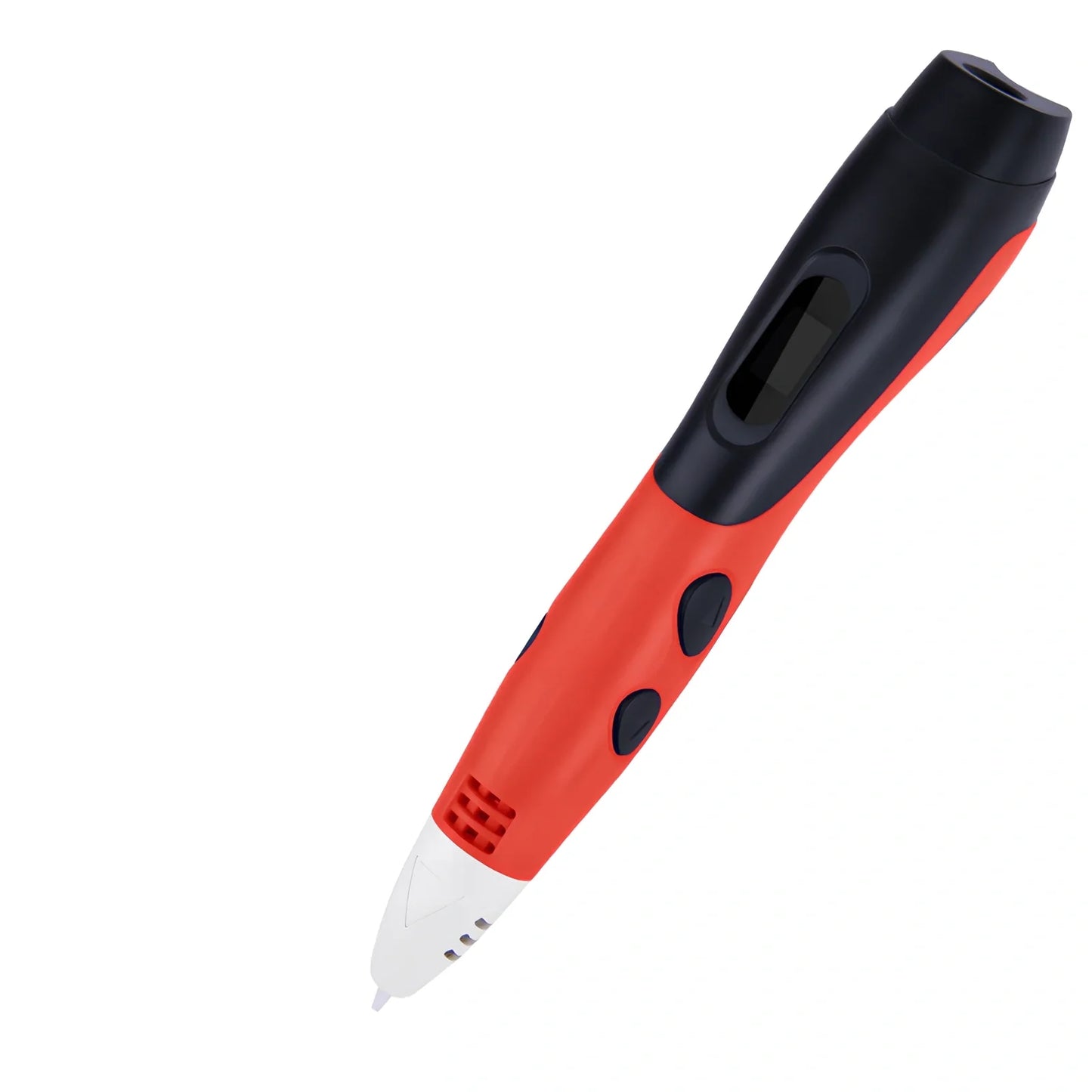 Blue six generations 3D printing pen with 12-colour PLA ABS consumables, base, and UK adapter for DIY graffiti