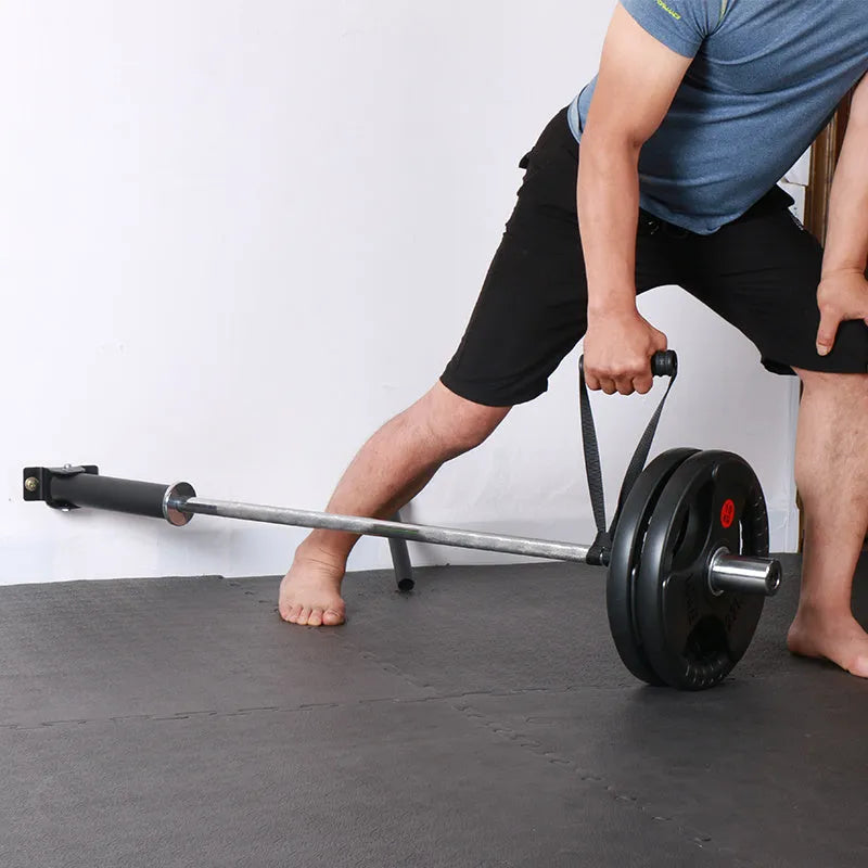 Steel wall-mounted barbell barrel rack with 25 vertical tube slots