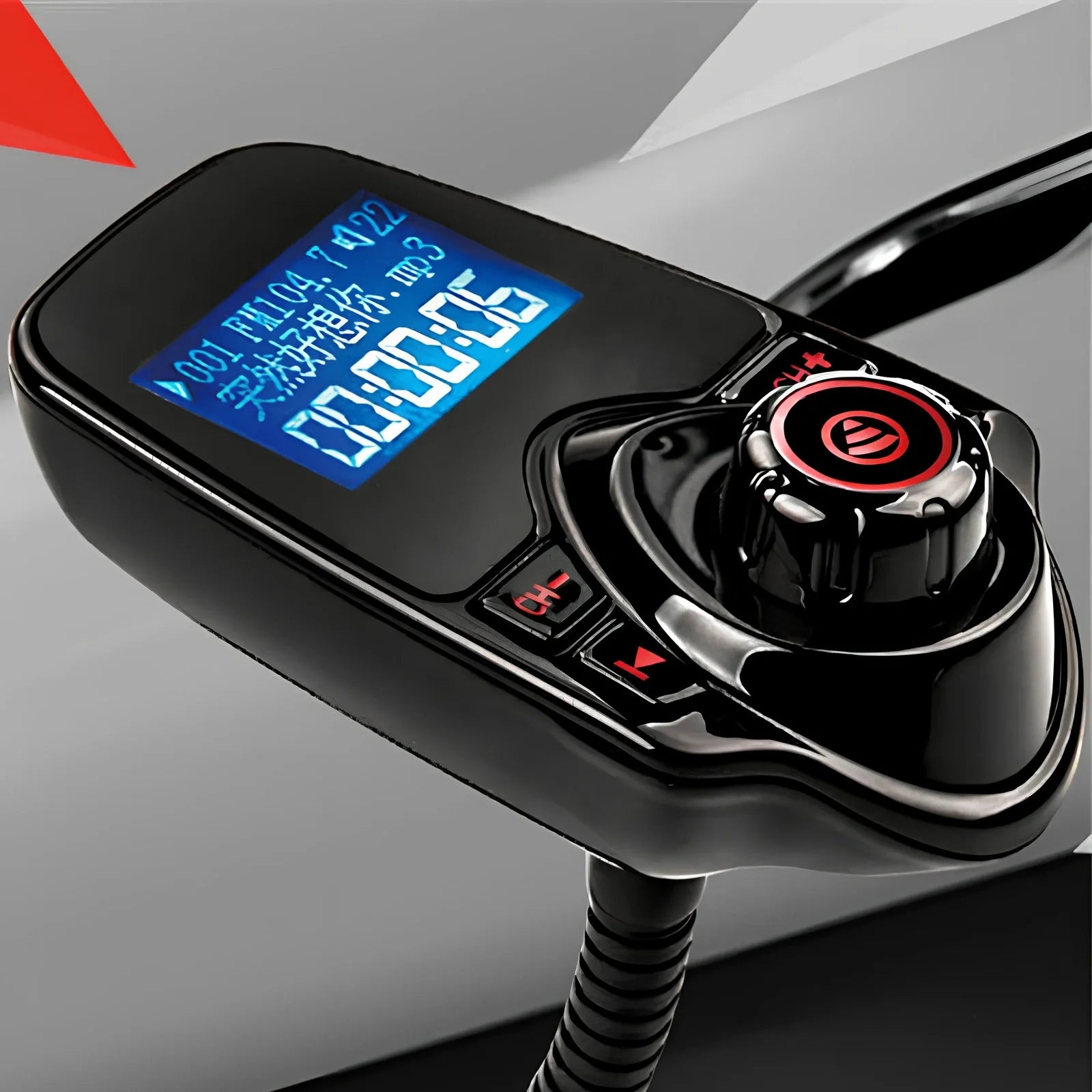 Compact black Bluetooth speaker with fabric mesh front and rubberised base, measuring 18cm wide