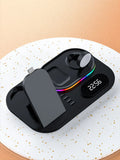 Magnetic wireless charging power bank with ABS silicone build, 30W output, white or black colour options