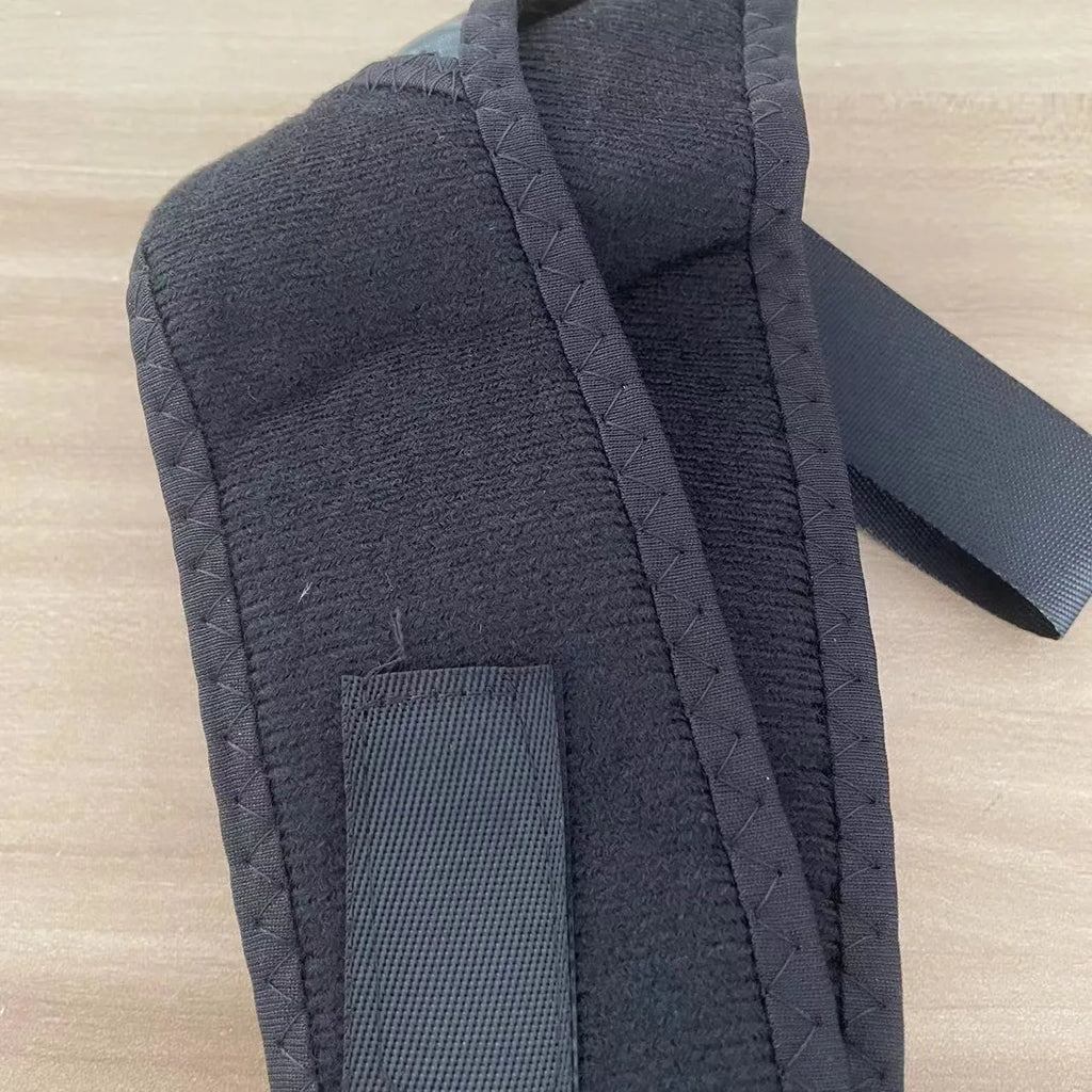 Adjustable nylon posture correction belt for back and shoulder support.