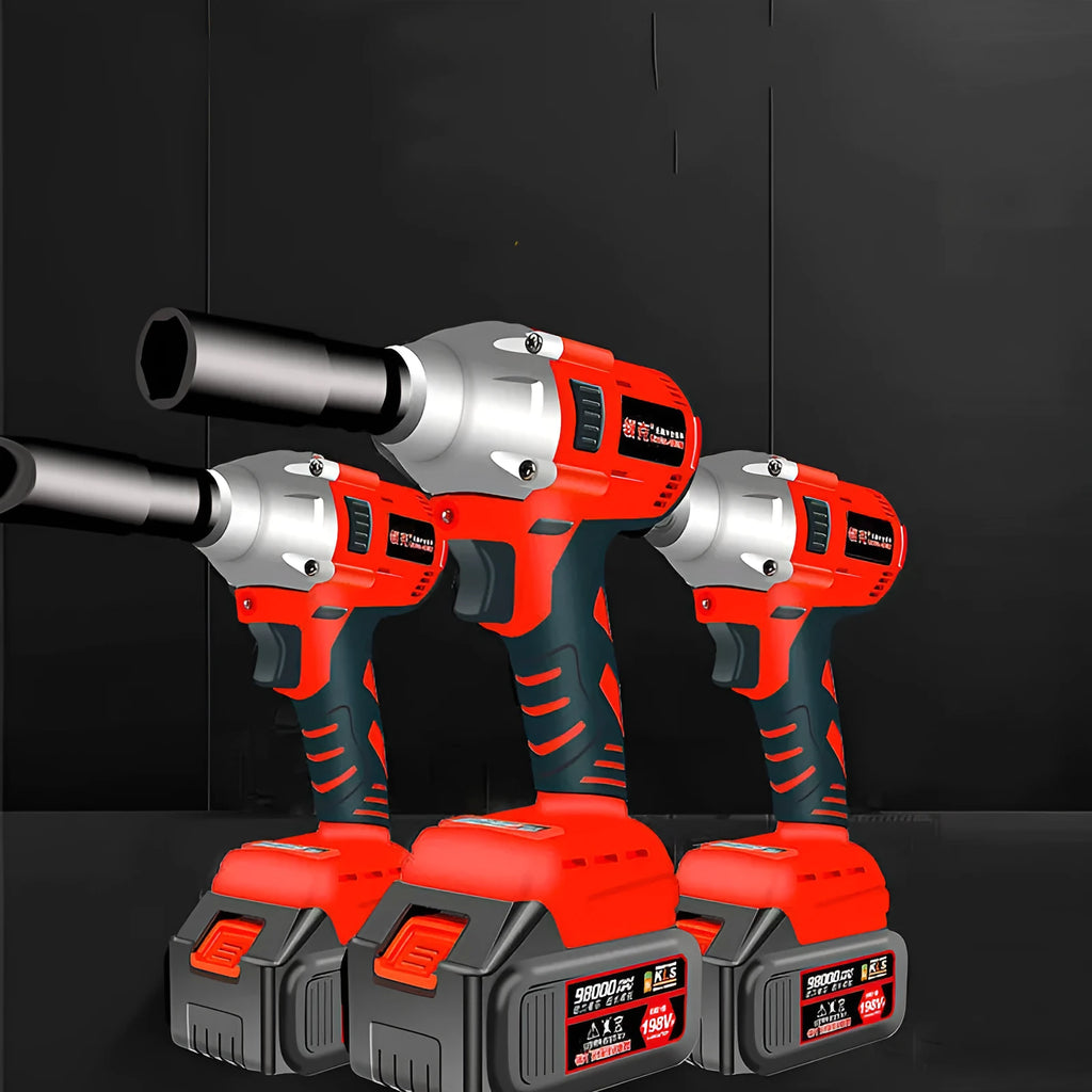 Home edition 20V cordless brushless electric wrench with lithium battery and charger
