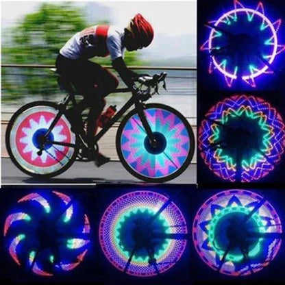 Dazzle Knight Bike Wire Lamp with multiple colour options and patterns for enhanced cycling safety