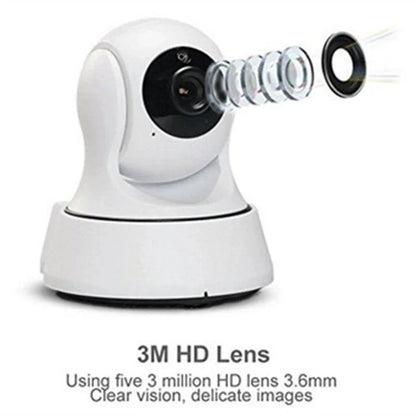 Wireless network camera with 720P HD resolution and night vision