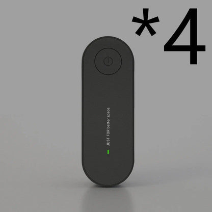 Compact negative ion air purifier in various colors, releasing 5 million ions to purify the air in your home or office