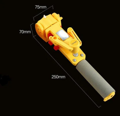 Panoramic PTZ 360-degree Rotating Bluetooth Electric Selfie Stick in black and pink