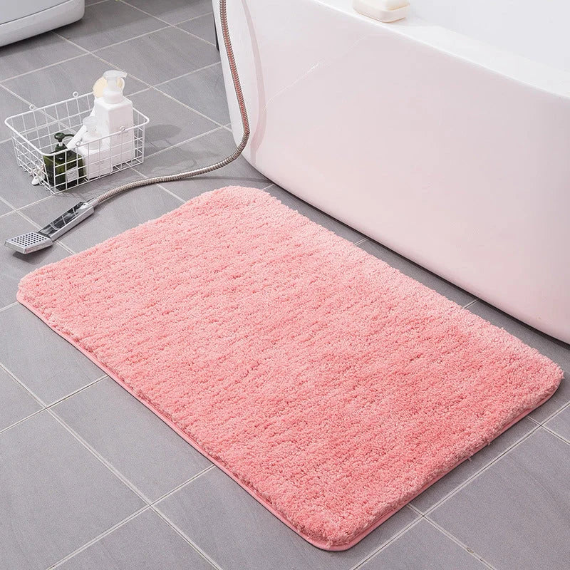 Polyester fibre household floor mat in various colours and sizes