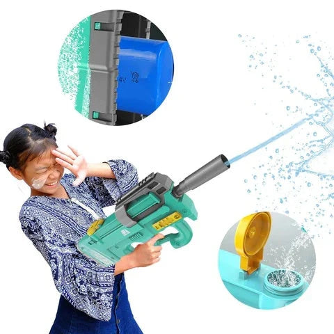 NZ Powerful P90 Electric Water Blaster - High-Tech Outdoor Fun for Kids and Adults