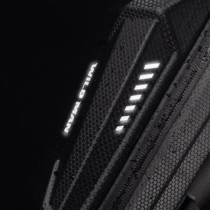 Universal Electric Scooter Front Bag with reflective safety logo and rainproof fabric