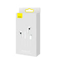 White C17 WiredFor Type-C wired headset with earplug design and 1.1-metre cable for Xiaomi phones