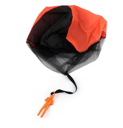 Mini soldier camouflage parachute toy in various colours for outdoor educational play