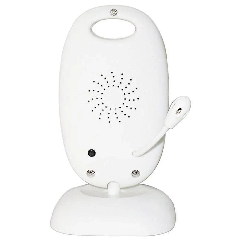 Compact infant wireless video baby monitor with temperature monitoring and night vision