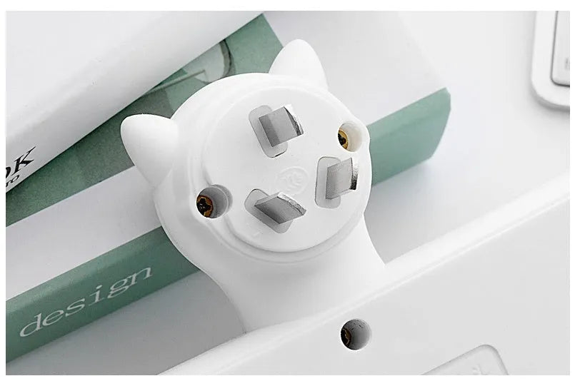 Smart socket with anti-leakage plug in lighted black for home office use