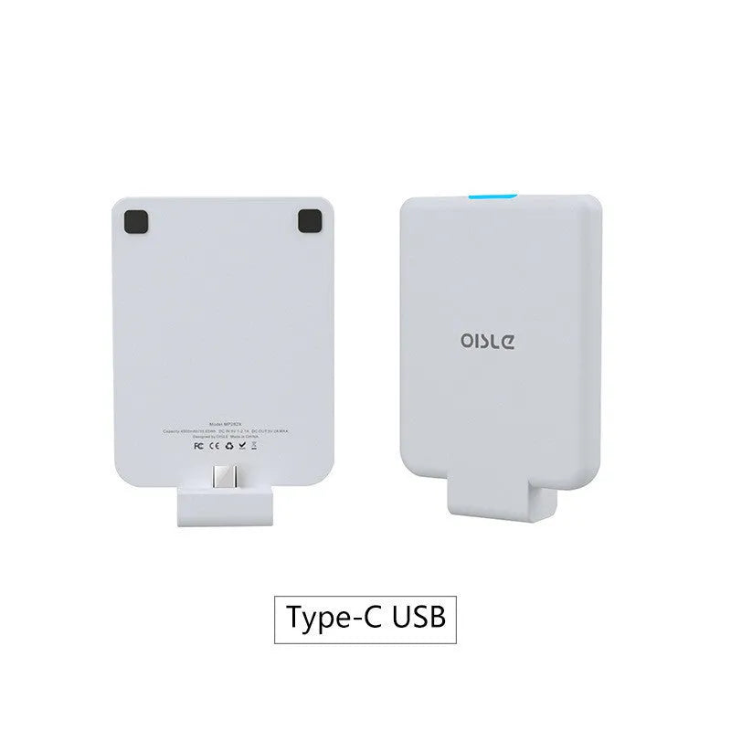 MP282P 4500mAh back clip battery pack in black white blue pink and red colour options