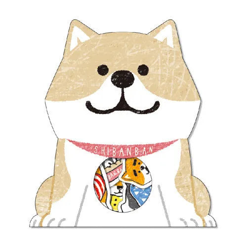 Dog sticker pack with irregular shapes in multiple colours including 78491, black, light brown and orange