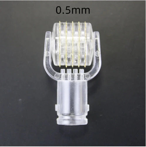 3-in-1 Lip and Beard Care Roller with microneedle technology for enhanced serum application