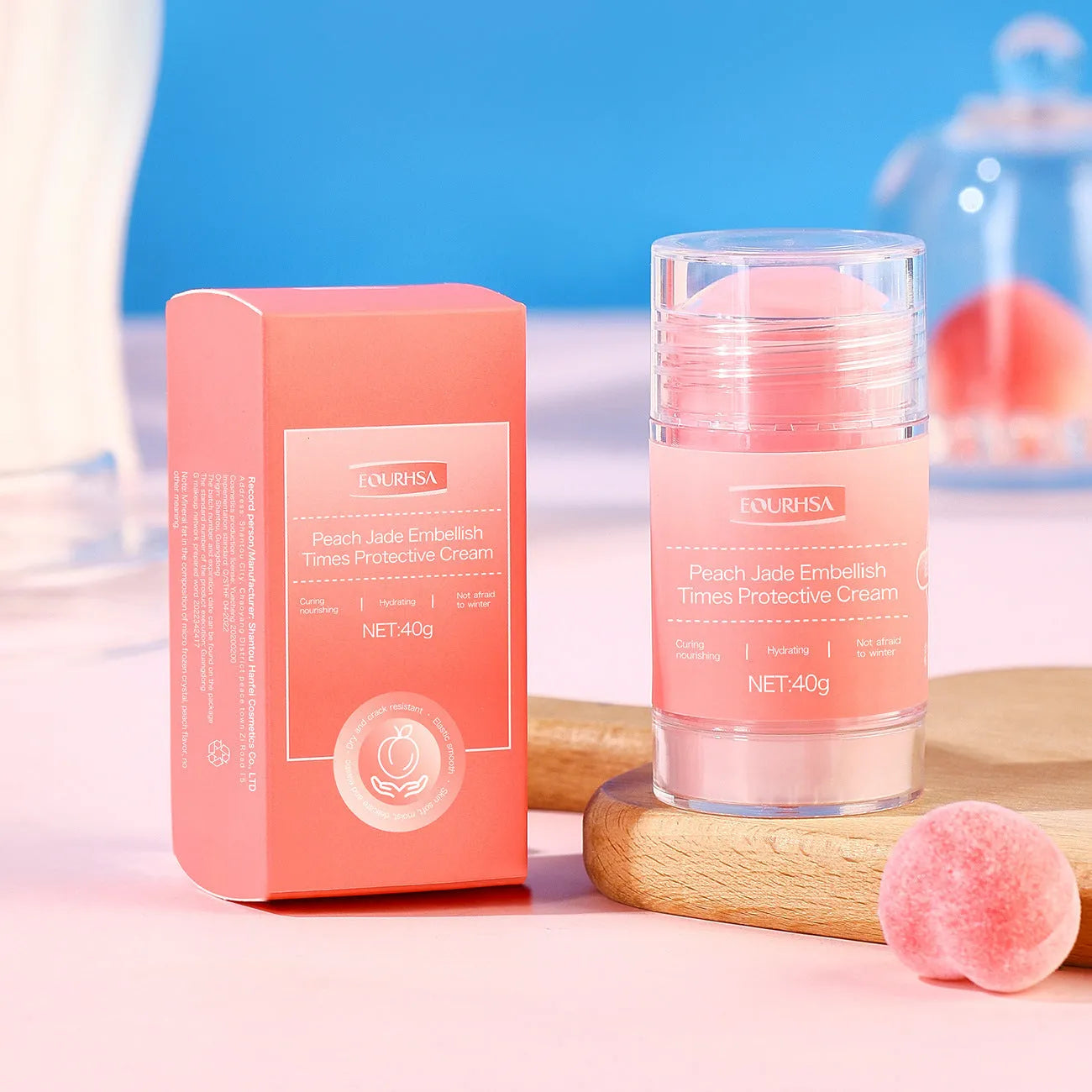 Moisturiser solid stick balm for hands and feet in various fragrance options