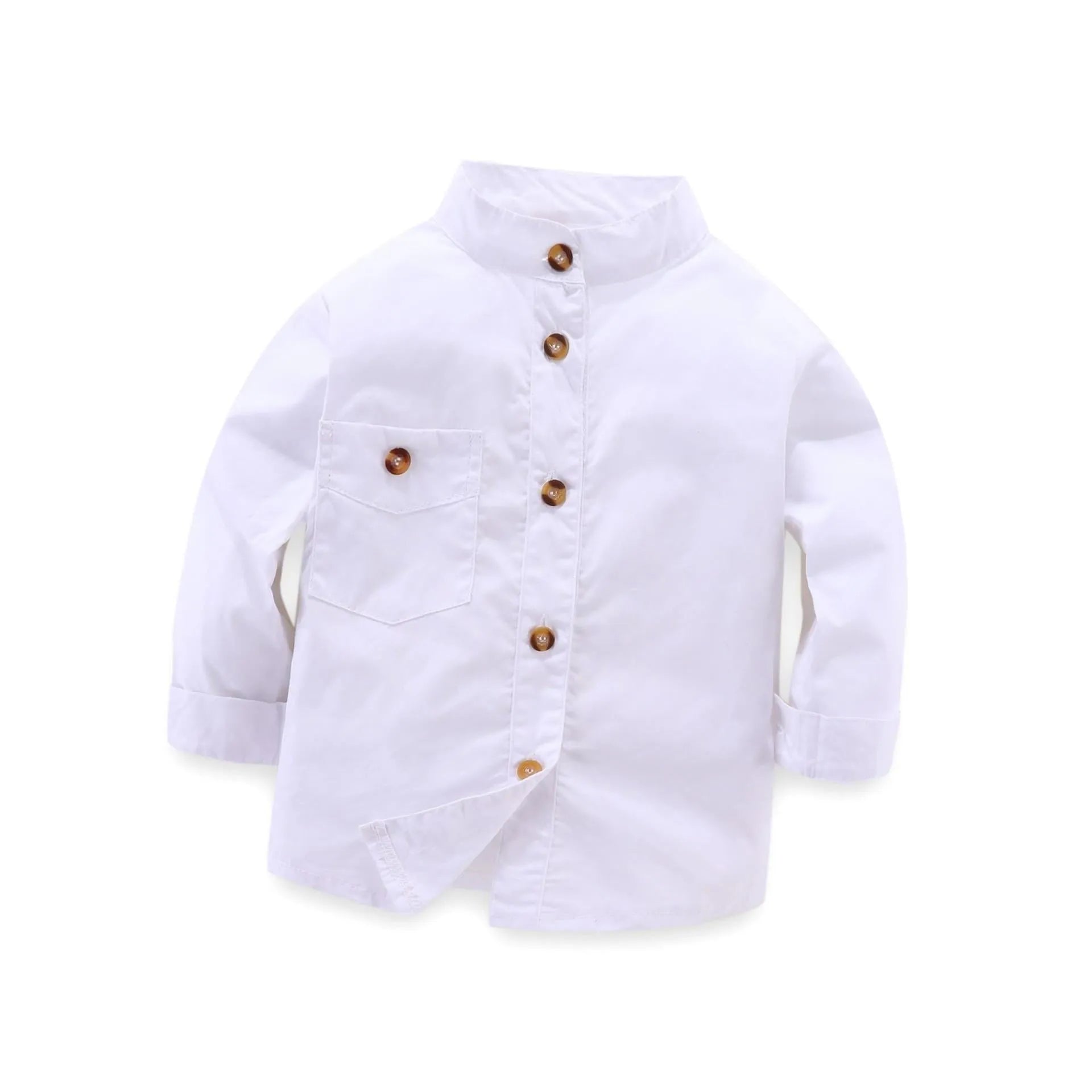 Boys blue European-style suit with height sizing from 90cm to 130cm