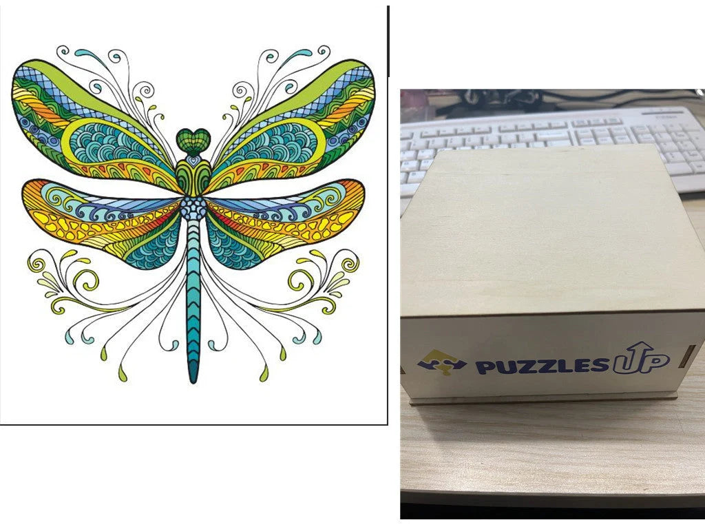 Animal Puzzle Puzzlesup A3 Size With The Box - Detailed wooden puzzle for creative minds