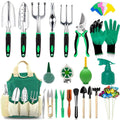 Magnesium aluminium alloy garden tool combination set in 49-piece and 82-piece configurations with customisable colour