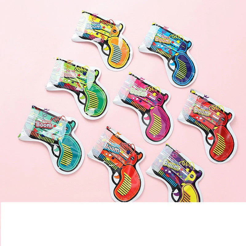 Hand-held automatic inflatable spray balloon for parties and celebrations