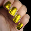Multi-colour mirror metal texture nail stickers with nail file for women manicure