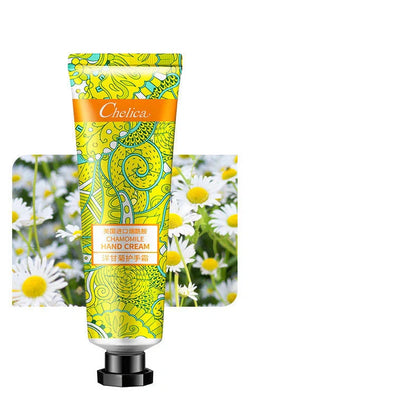 30g chamomile hand cream tube with horse oil and plant fragrance for non-greasy moisturisation