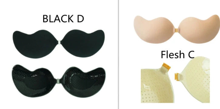 Deep V Invisible Bra with Mango Cup for seamless support under swimwear or dresses