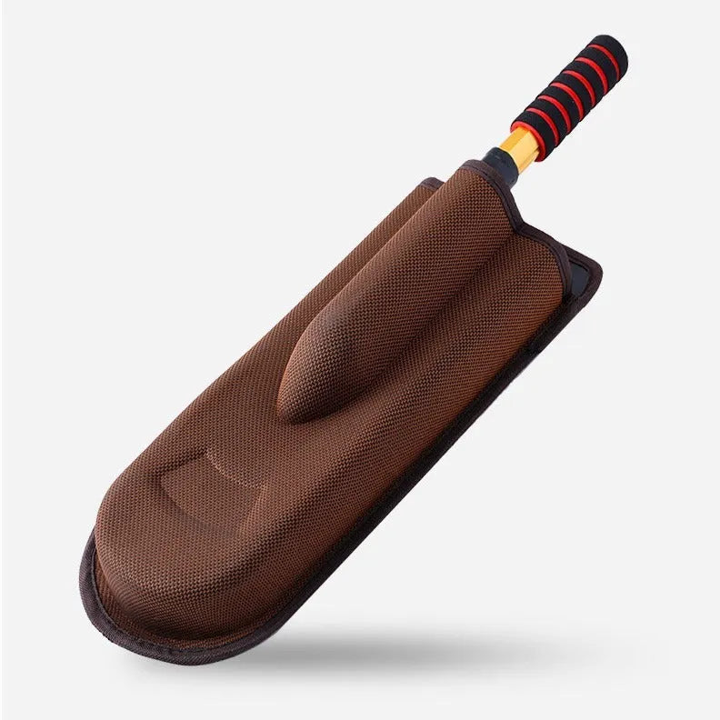 Telescopic wax duster car wash mop with alloy handle and brown line small telescopic mechanism