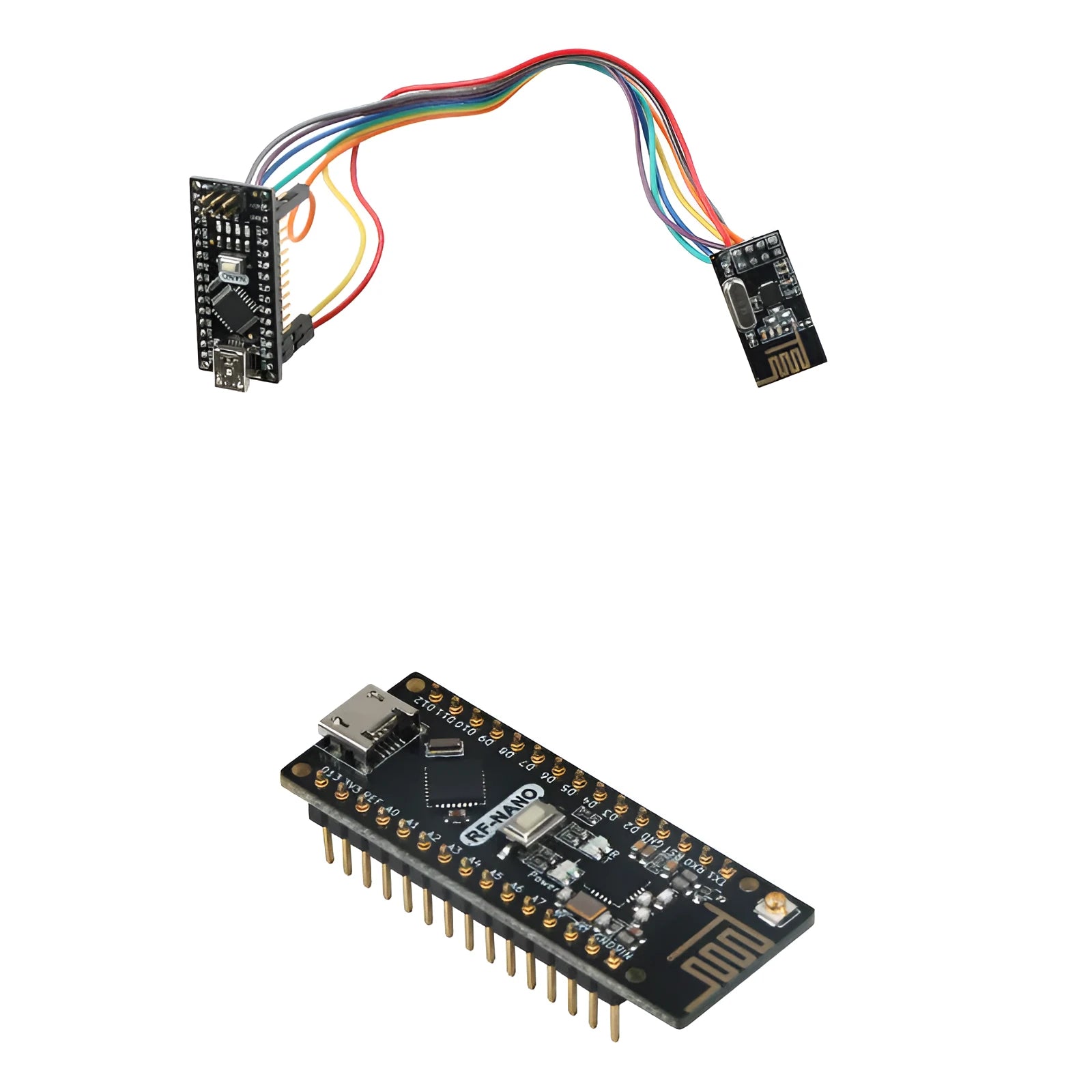 Emakefun BLE Nano wireless development board with Micro USB port and unsoldered pin headers