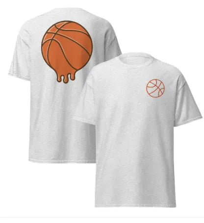 Men's maroon short-sleeved t-shirt with a white ball pattern, made from thin polyester mesh fabric.