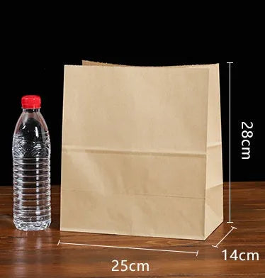 Yellow kraft paper aluminium foil inner packaging bag for snack foods with customisable dimensions