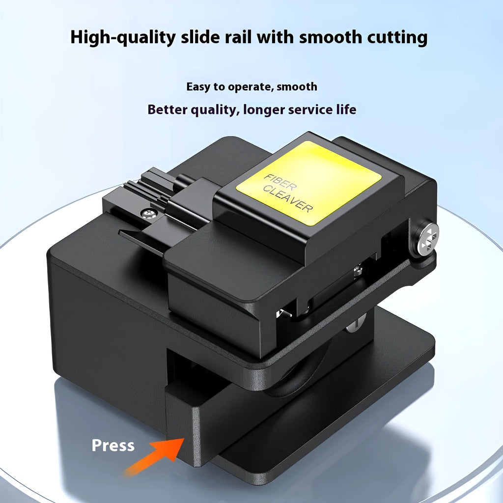 HB-08 fiber cutter welding tool compact handheld 90x80mm optical fibre cutting machine