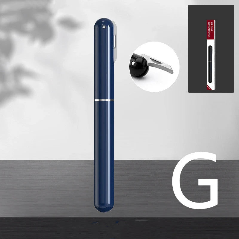 Red wine needle pen-shaped air pressure bottle opener for easy cork removal