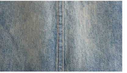 Women's denim suspenders in blue, Korean style design with adjustable straps