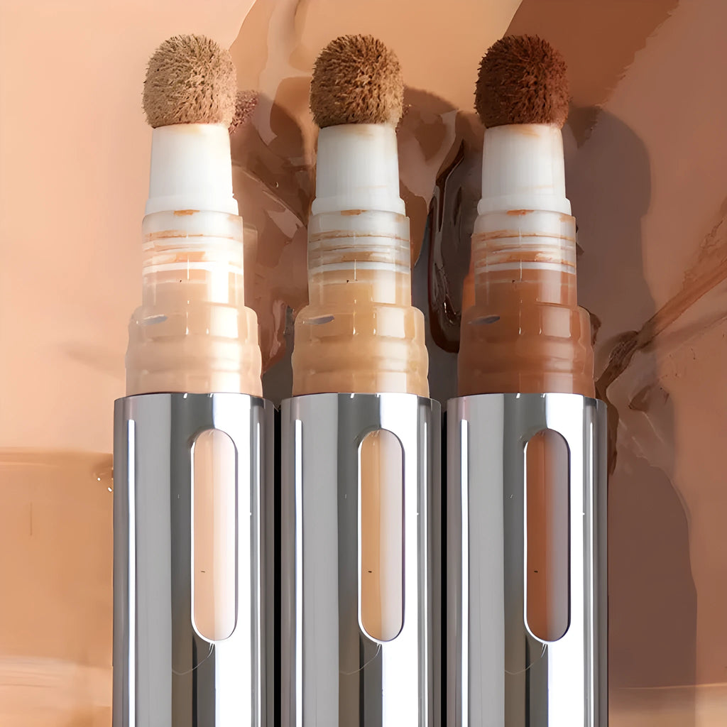24-colour waterproof concealer contour stick in a liquid pen format for precise application.