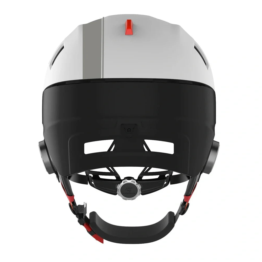 Graphite Black smart ski helmet with Bluetooth communication system and 15 ventilation holes