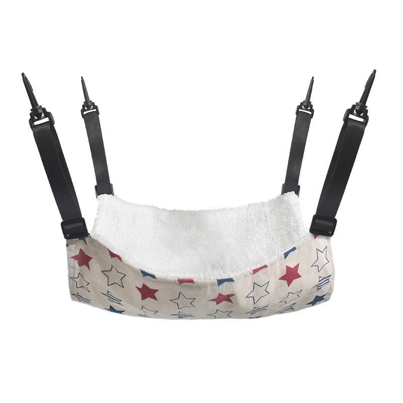 Lamb Fleece Cat Hanging Bed in various colors and sizes, perfect for indoor pet comfort