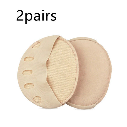 Invisible five finger socks with forefoot cushion pads for foot pain relief