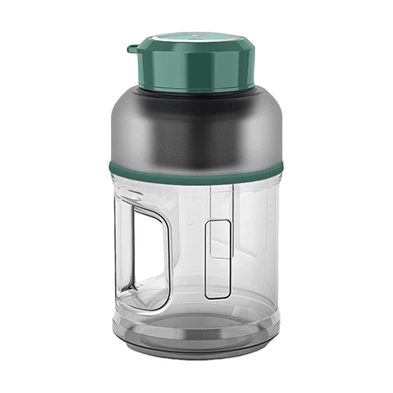 1500ml portable blender cup in various colors, featuring high-speed blending and durable TRITAN material