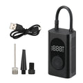 Handheld mini portable tyre pump with USB charging cable for car, motorcycle and bicycle inflation