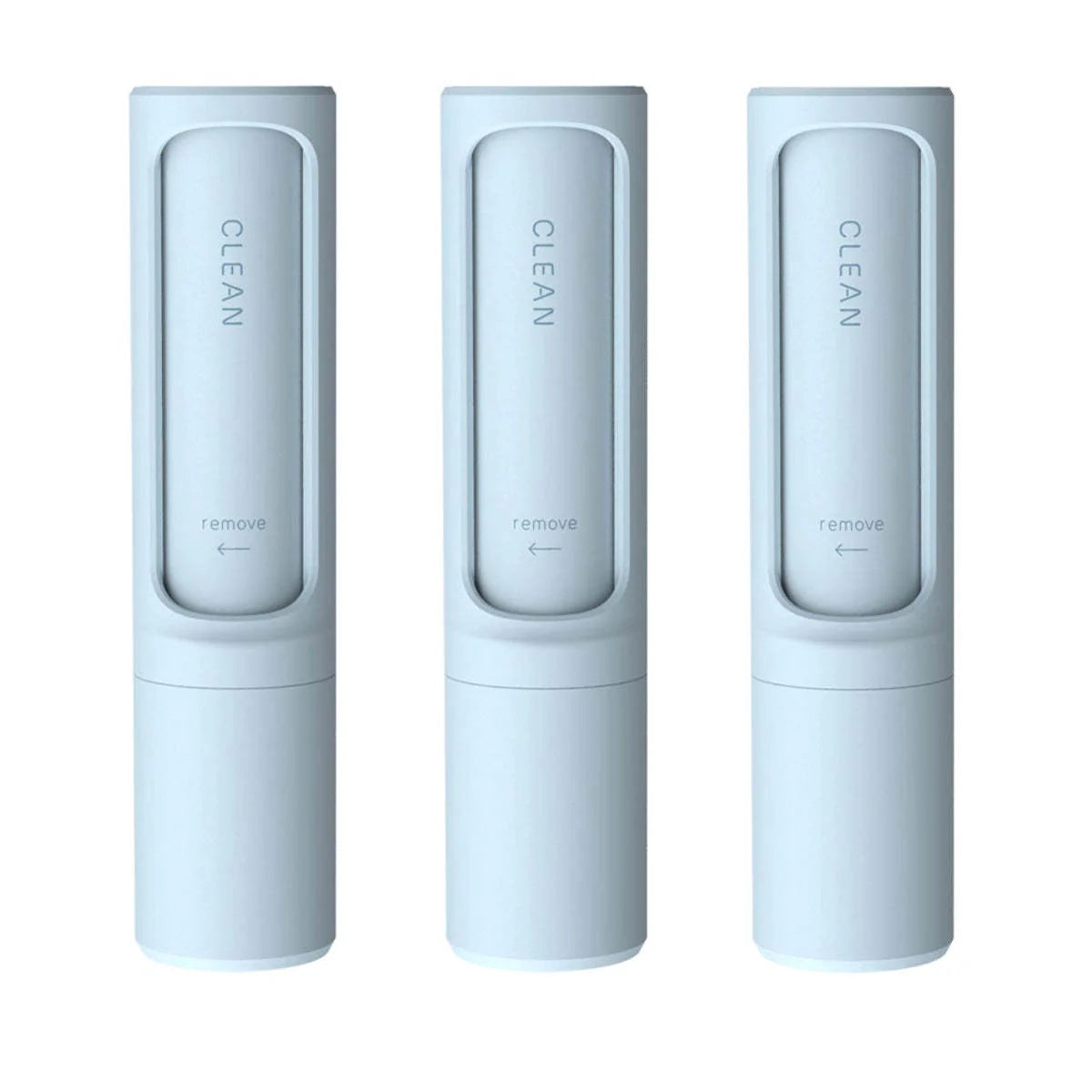 Rotating cylinder electrostatic hair remover brush in multiple colours